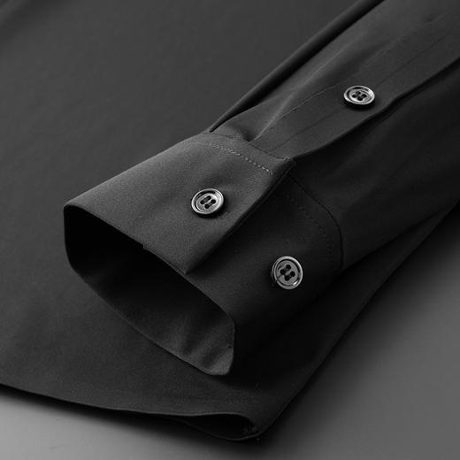 【暗门襟】【新款DDA】大依优型大码长袖衬衫立领加肥加大肥佬休闲商务宽松透气上衣 商品图5