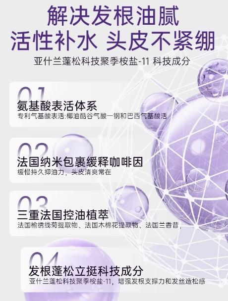 珂莱诗控油蓬松丰盈洗发水300ml 商品图2