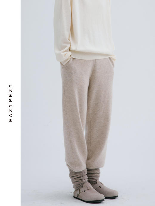 24AW 羊绒羊毛锥形奶奶裤 商品图0