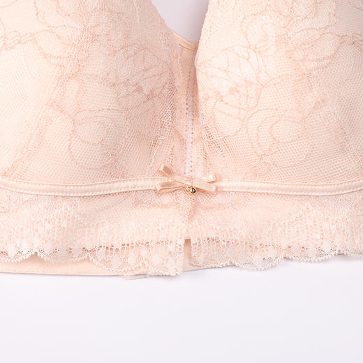 都市丽人内衣完美包容常规文胸蕾丝超薄文胸3/4杯四排扣软钢圈YBT2S2 商品图4