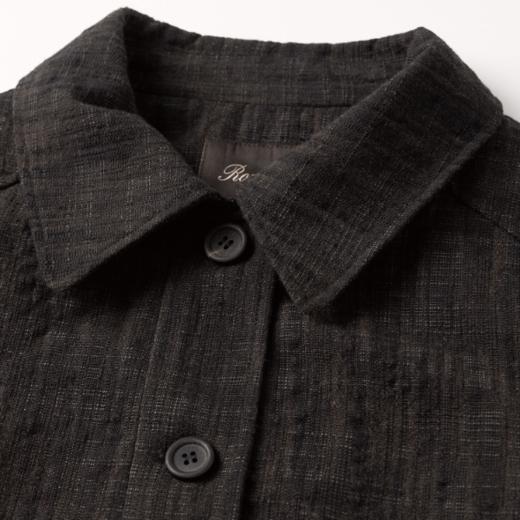 ROMI STUDIO “第五大道” 羊毛混纺花纱肌理感短夹克外套431W1072 商品图2