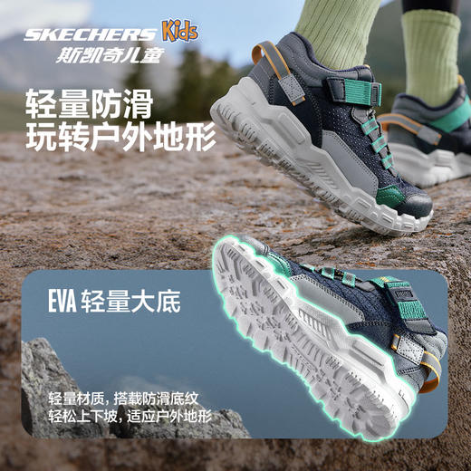 Skechers斯凯奇儿童二棉鞋加厚加绒男童保暖防滑户外中大童运动鞋405230L 商品图2