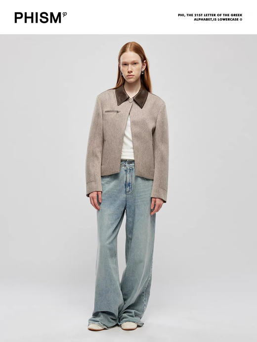 阔版直筒牛仔裤 商品图2