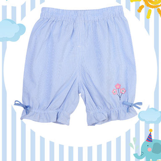 丽婴房-童衣类（夏）E1短裤\裤裙浅蓝 商品图2