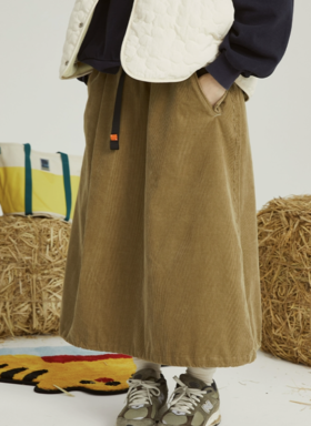 OADB/A32470A006/灯芯绒工装裙