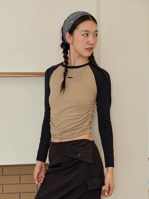 无缝一体插肩袖打底 商品图2