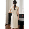 米思阳2026春季新款法式赫本风高端醋酸连衣裙商务白色礼服背心裙 商品缩略图2