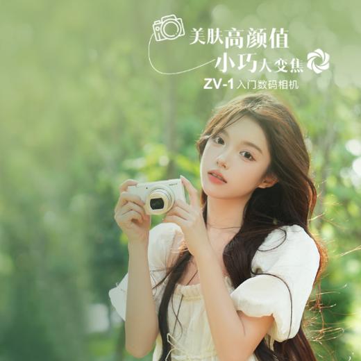 索尼（SONY）ZV-1 入门数码相机 美肤高颜值 小巧大变焦 24-70mm F1.8-2.8大光圈蔡司镜头 Vlog相机 白色 商品图7