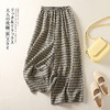 GYH 720韩系慵暖夹棉格子休闲裤 商品缩略图1