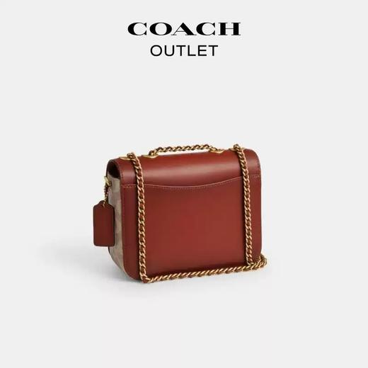 【自营】coach/蔻驰  女士经典标志MADISON 19号链条斜挎包老花休闲单肩包 CV870 B4NQ4 商品图1