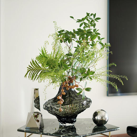 SY同城甄选玻璃花瓶透明烟灰装饰摆件ins风北欧 商品图2