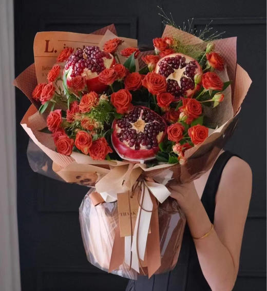 中秋节石榴花束 商品图0