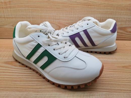 豪行舒适系带女单鞋22378123牛皮透气平底运动鞋 商品图4