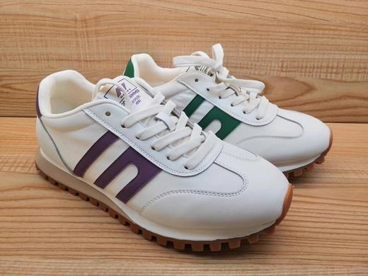 豪行舒适系带女单鞋22378123牛皮透气平底运动鞋 商品图2