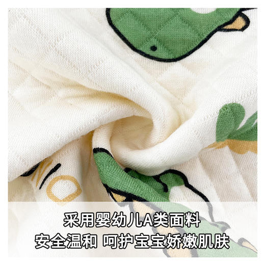 【亲肤柔软，透气舒适，内里夹棉，厚实保暖】初生婴儿衣服秋冬季 宝宝冬装夹棉连体衣 保暖加厚新生儿哈衣爬服潮款-QQ 商品图3