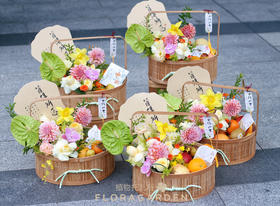 水果手提花篮