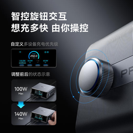 【新品】Anker安克Prime250W6口桌面充电器氮化镓快充4C2A多口桌充 A2345641 商品图4