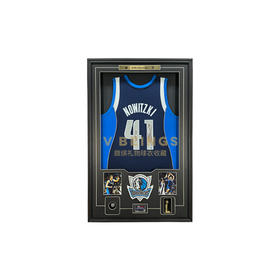 收藏系列 诺维斯基 41号蓝色加签版 亲笔签名球衣