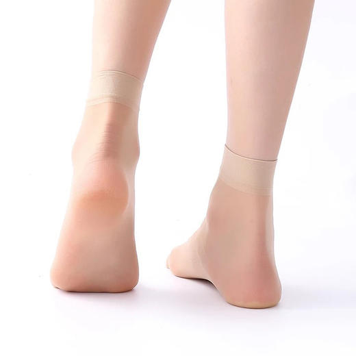 女丨薄款包芯丝女士短玻璃袜 防勾包芯丝【0004】 商品图2