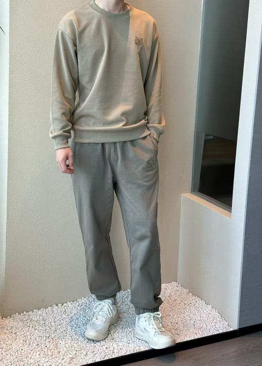 男士极度松弛感卫衣YEWAI 也外虎头刺绣7A抗菌卫衣 商品图5