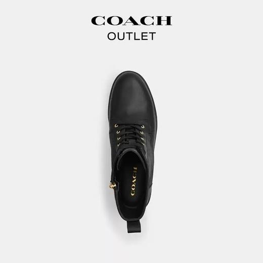 【自营】coach/蔻驰  女士经典标志老花LYRA高帮休闲短靴黑色 CX881 BK/CQ 商品图2