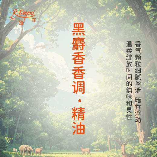 黑麝香香调·精油 香氛香调精油适用香水油护肤品护体香大篷车精油 商品图1