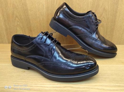 豪行商务正装真皮舒适系带男单鞋11366510 商品图0