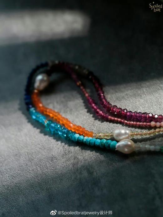 SpoiledBrat Jewelry彩虹珍珠项链 商品图1