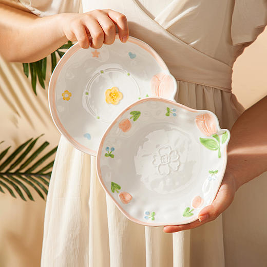 摩登主妇碗碟套装家用餐具陶瓷菜盘子乔迁闺蜜生日礼物釉下彩碗具 商品图3