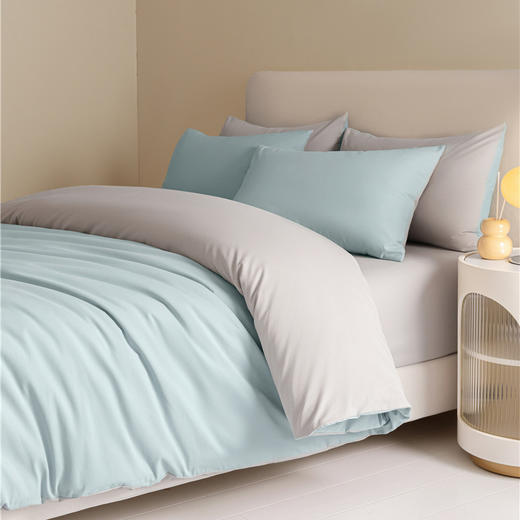 【A类加厚长绒棉磨毛四件套】秋冬季 全棉纯棉被套床单三件套 简洁纯色家纺 商品图14
