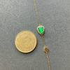 高冰种阳绿翡翠葫芦手链18k黄金钻石镶嵌 商品缩略图5