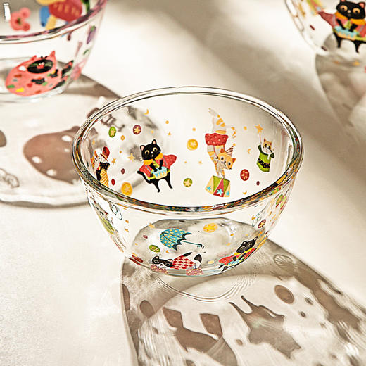 摩登主妇透明玻璃碗高颜值沙拉碗家用餐具饭碗泡面碗水果碗酸奶碗 商品图4