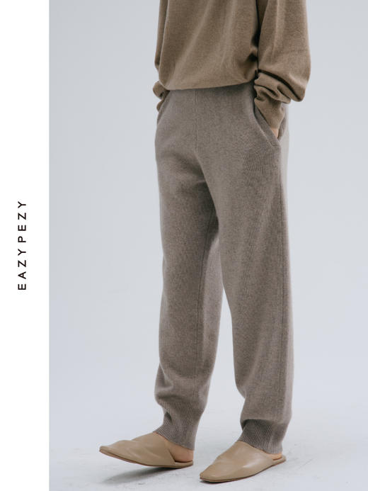 24AW 羊绒羊毛锥形奶奶裤 商品图2