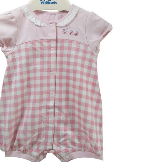 丽婴房-童衣类（夏）D0连身装\游戏裤浅粉 商品图2