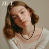 ZEGL设计师落日鎏金系列黑玛瑙项链女款2024新款轻奢小众串珠配饰 商品缩略图2