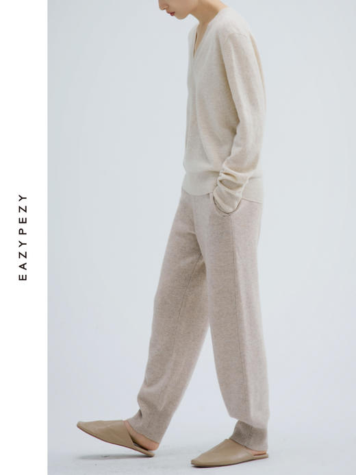 24AW 羊绒羊毛锥形奶奶裤 商品图1