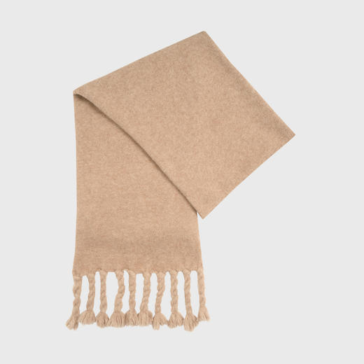 lost in echo2024秋冬新款保暖马海毛麻花流苏羊毛羊绒围巾围脖 商品图4