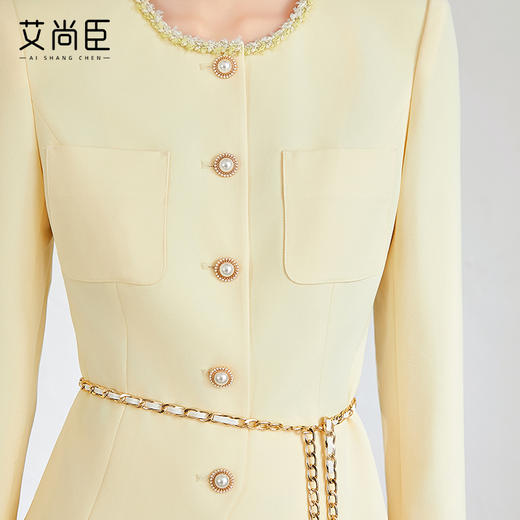 艾尚臣纯色设计感小香风两件套2026新款职业装 商品图2