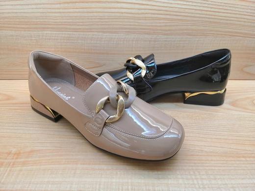 豪行真皮女鞋22349858舒适时尚低跟甜美休闲单鞋 商品图3