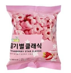 涞可草莓味五角星甜甜圈60gLIKE 딸기별클래식50g 商品图0