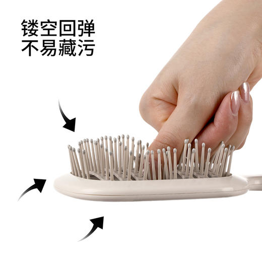 FaSoLa蓬松高颅顶梳子女士专用长发造型按摩经络气囊排骨卷发梳子 商品图4
