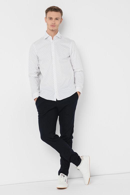 【超惠秒】CK 卡文·克莱 男士印花全棉休闲长袖衬衣 10989 商品图3