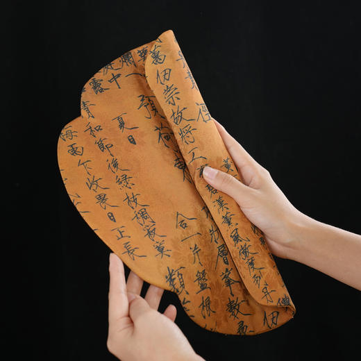 暗香疏影/香云纱/真丝香云纱双面设计干泡茶垫茶席33x33cm 商品图2