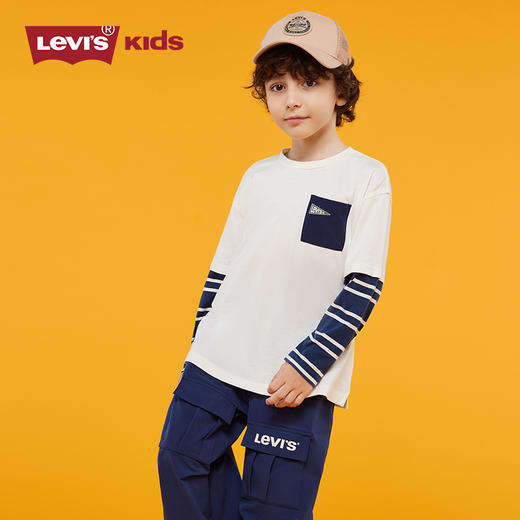 LEVIS 秋 大童小童 长袖T恤 LVB-FF-J595 商品图1