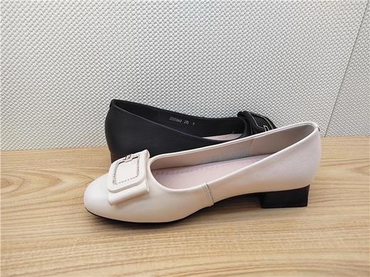 豪行秋季22320663真皮职业休闲低跟女鞋单鞋皮鞋 商品图2