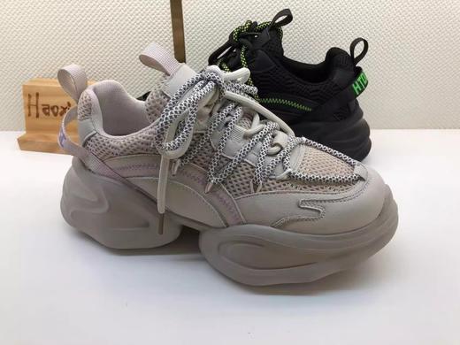 豪行时尚休闲运动百搭女鞋老爹鞋22377701尺码偏小  建议拍大一码 商品图3