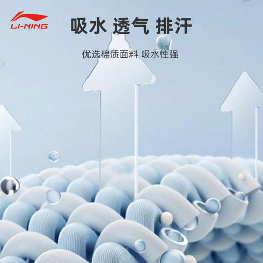 李宁 运动毛巾吸汗 男女同款 羽毛球健身加长棉夏速干擦汗巾 AMJJ014 商品图2
