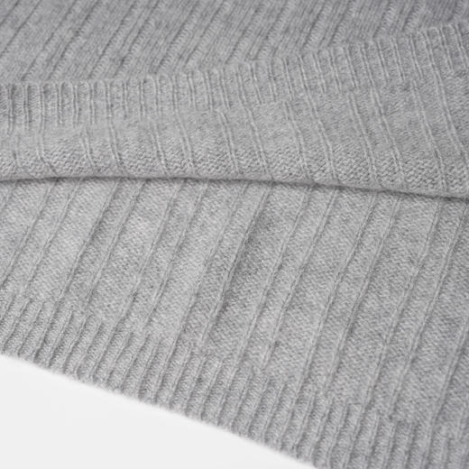 ROMI STUDIO“格雷高知”7s绵羊毛山羊绒混纺坑条针织毛衫 442T9096 商品图3