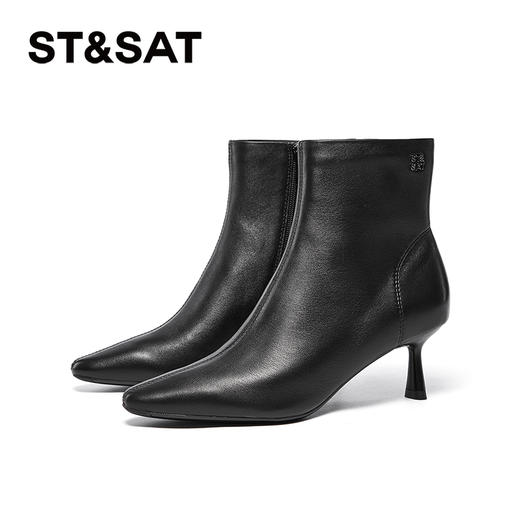 星期六气质尖头优雅细跟时装短靴SSC4116377 商品图5