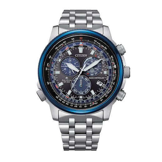 西铁城/CITIZEN潮流休闲光动能电波男士手表CB5866-55E 商品图1